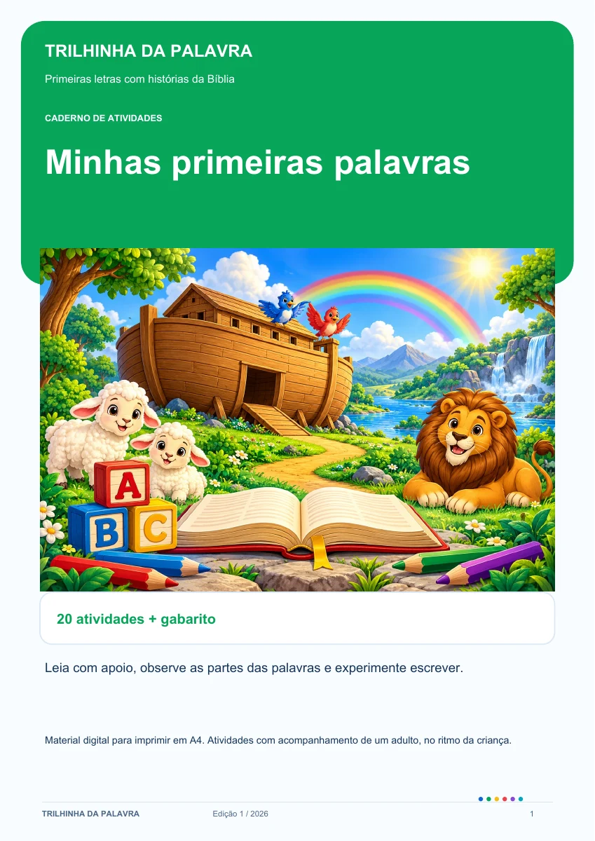 Capa de Minhas primeiras palavras