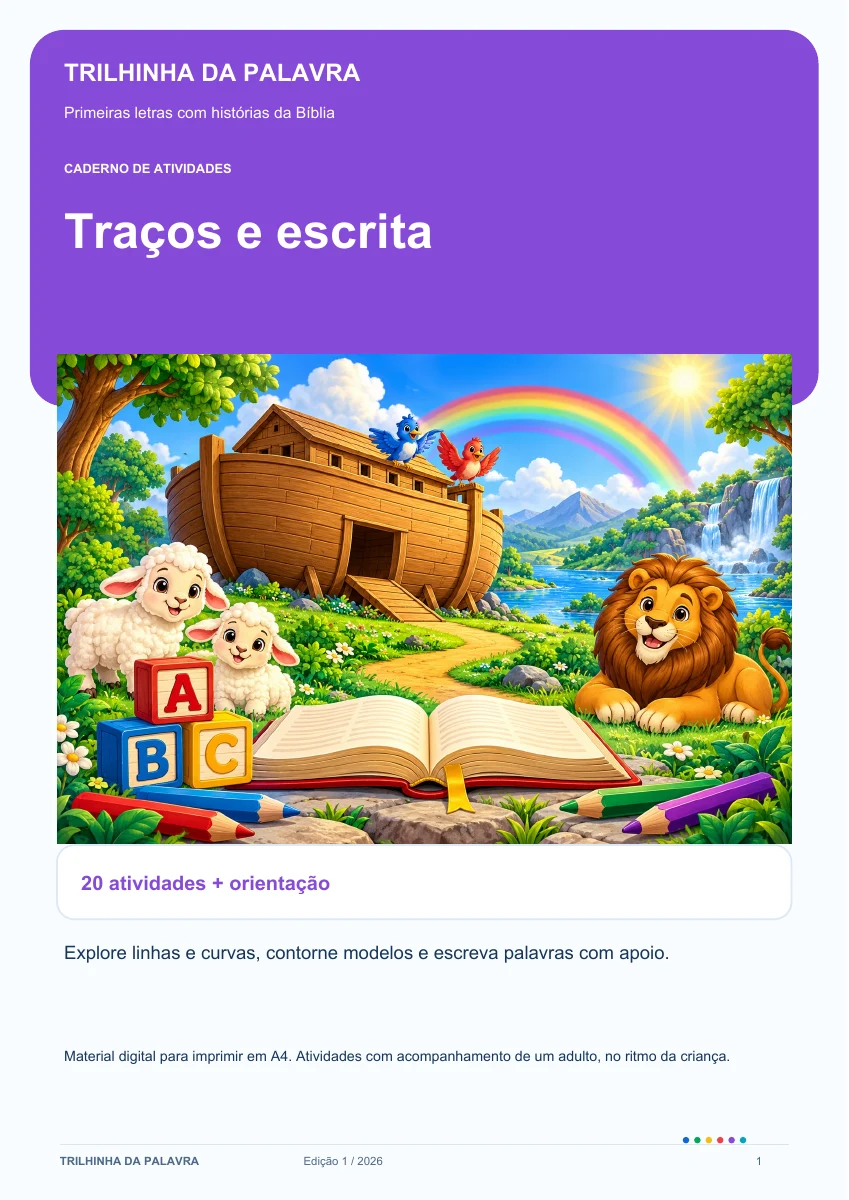 Capa de Traços e escrita